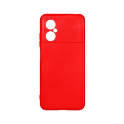 Capa de Silicone para Xiaomi Poco M4 5g Vermelho